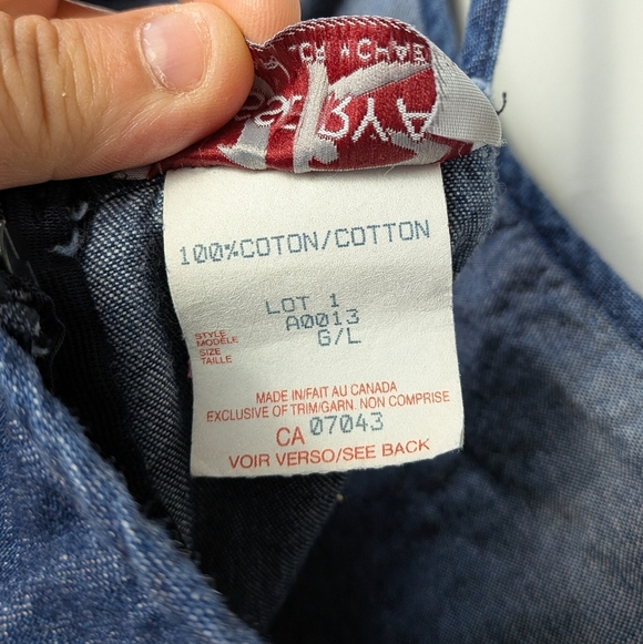 Y2K 2000 Vintage Jesse Ryan Denim Mini Dress Size Large Made In Canada - Picture 8 of 11